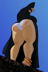 1girls 2d 2d_(artwork) anklet blush_lines blushing_at_viewer bottom_heavy bottomwear bubble_butt cameltoe child_bearing_hips cleavage cleavage_cutout clothed clothed_female clothing clothing_cutout curvaceous curvaceous_female curvy_female curvy_hips english english_language english_text female female_focus female_only fit fit_female frilled_panties gold_anklet haram hijab hooters hourglass_figure huge_ass huge_breasts large_ass large_breasts looking_at_viewer looking_down meinfischer muslim muslim_female skin_tight skindentation spats standing thick_thighs tight_clothes tight_clothing tight_fit toned toned_body toned_female toned_stomach top_heavy topwear underwear viewed_from_below white_panties wide_hips