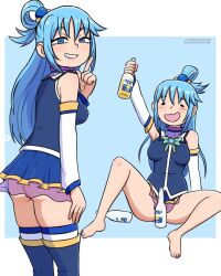 aqua (konosuba) from kono subarashii sekai ni shukufuku wo! by mkairos47