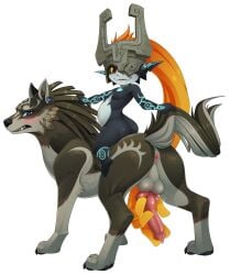 1boy 1girls absurd_res animal_genitalia animal_penis anus b-ern backsack balls biped blush canid canine canine_genitalia canine_penis canis casual duo erection female feral fur genitals handjob hi_res humanoid humanoid_on_feral humanoid_pointy_ears knot link male male/female mammal manual midna nintendo nudist penile penis perineum pointy_ears prehensile_hair quadruped tail the_legend_of_zelda twili twilight_princess wolf wolf_link zoophilia