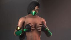 animated big_breasts dark-skinned_female dark_skin female female_focus female_only jade_(mortal_kombat) large_breasts mortal_kombat no_sound nude perky_nipples presenting presenting_breasts revealing_breasts round_breasts showing_breasts solo solo_female source_filmmaker tagme topless video