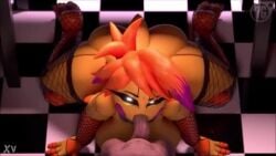 1boys 1girls 3d animated ass ass big_ass big_breasts big_butt breasts female male sound tagme toy_chica_(fnaf) video