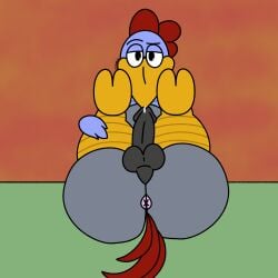 1boy 2024 adventures_of_sonic_the_hedgehog anus ass balls chicken cringebird erection genitals holding_legs humanoid_genitalia humanoid_penis legs_up male male_only penis precum presenting robot scratch_(sonic) seductive solo sonic_(series) sonic_the_hedgehog_(series) tagme