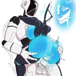 blue_ass carry_position deborahbot_5000 faceless_male glitch holding_ass humanoid_male japansadface pal_(the_mitchells_vs._the_machines) penis_in_pussy robot_girl robot_humanoid robotic_arm robotic_body robotic_legs robotic_penis screen_face standing_sex text the_mitchells_vs._the_machines