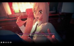 1boy 2girls 3d animated big_penis blonde_female blonde_hair blowjob chainsaw_man clothed_female clothed_male cum cum_in_mouth devil_girl devil_horns english_subtitles erect_penis female fiend game gameplay_mechanics golden_eyes handjob handjob_while_licking hands_on_head hentaudio licking_penis makima_(chainsaw_man) male my_hentai_fantasy naughty_capy nsfw_sonia_va penis penis_awe power_(chainsaw_man) rough_oral sharp_teeth sound subtitled suit suit_and_tie surprised surprised_look tagme text uncensored video watching