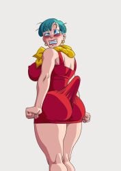 1girls 2025 2d 2d_(artwork) 2d_artwork ass ass_focus barely_contained_breasts big_ass big_breasts big_butt big_thighs blue_eyes blush blush_lines blushing_female blushing_profusely breasts bubble_ass bubble_butt bulma_(dragon_ball) bulma_briefs bulma_briefs_(majin_buu_saga) butt clenched_fist clenched_hands clenched_teeth colossal_ass colossal_butt curvy_ass curvy_butt curvy_figure dat_ass delicious_ass dragon_ball dragon_ball_z dress dumptruck_ass dumptruck_butt ear_piercing earrings erect_nipples erect_nipples_under_clothes eyelashes eyeliner eyes_rolled_back eyes_rolling_back eyes_up fat_ass fat_butt female female_focus female_only giant_ass giant_butt gigantic_ass gigantic_butt huge_ass huge_breasts huge_butt huge_thighs juicy_ass juicy_butt large_ass large_butt large_thighs lipstick looking_up make_up makeup massive_ass massive_butt mid_transformation plump plump_ass plump_butt red_dress red_lips red_lipstick scarf shiny_ass shiny_breasts shiny_butt shiny_hair shiny_skin short_hair solo solo_female solo_focus sweat sweating sweating_female thick_ass thick_thighs thighs tight tight_clothes tight_clothing tight_dress transformation vanbrand white_skin white_skinned_female wide_ass wide_butt yellow_scarf
