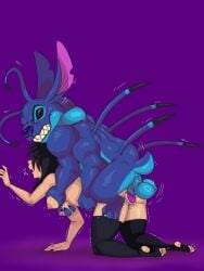 absurd_res alien animal_genitalia animal_penis anon anthro anthro_penetrating anthro_penetrating_female anthro_penetrating_human anus balls bodily_fluids breasts cajuzinho02 canine_genitalia canine_penis clothing cum cum_in_pussy cum_inside disney duo female female_on_anthro female_on_feral feral feral_penetrating feral_penetrating_human footwear forced genital_fluids genitals hi_res human human_on_anthro human_on_feral human_penetrated interspecies lilo_and_stitch male male/female mammal penetration penis sex socks stitch_(lilo_and_stitch) zoophilia