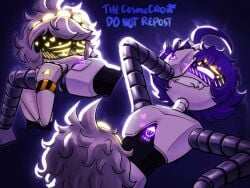 1boy 1girl blush cunnilingus female male murder_drones n_(murder_drones) robot tagme thecosmiccrow uzi_(murder_drones)