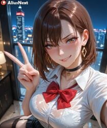 1girls ai_generated aliusnext ayase_momo big_ass big_breasts breasts breasts brown_eyes brown_hair dandadan female hi_res high_quality highres huge_ass huge_breasts light-skinned_female light_skin lingerie massive_ass massive_breasts mature mature_female medium_breasts medium_hair patreon peace_sign selfie stockings sweat sweatdrop sweating sweaty sweaty_body sweaty_breasts teenage_girl teenager thick thick_ass thick_hips thick_legs thick_lips thick_thighs voluptuous voluptuous_body voluptuous_female