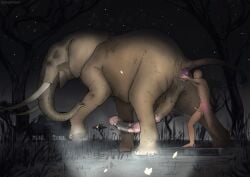 anal anal_fluids anal_sex anus bodily_fluids buttplug buttplug_in_ass buttplug_insertion dildo dildo_in_ass dildo_insertion duo elephant elephantid erection extreme_size_difference feral genitals herpydragon hi_res human human_on_feral humanoid_genitalia humanoid_penis interspecies larger_penetrated male male/male mammal object_in_ass penetration penis plug_(sex_toy) plug_insertion proboscidean sex_toy sex_toy_in_ass sex_toy_insertion size_difference tusks zoophilia