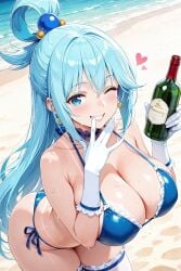 1girls ai_generated aqua_(konosuba) ass beach big_ass big_breasts bikini bikini_bottom bikini_top blue_eyes blue_hair blush breasts bridal_gauntlets chocker cowboy_shot curvaceous curvaceous_female curvaceous_figure curves curvy curvy_body curvy_female curvy_figure curvy_hips earring earrings eyelashes female female_focus female_only frilled_bikini frilled_bra frilled_legwear frilled_panties frills gloves grin grinning_at_viewer hand_on_hip hand_on_mouth heart_symbol hi_res high_ponytail high_quality high_resolution highres hourglass_figure kono_subarashii_sekai_ni_shukufuku_wo! konosuba large_breasts leaning leaning_forward light-skinned light-skinned_female light_blue_hair light_skin lipstick long_bangs long_gloves mature mature_female mommy one_eye_closed pale-skinned_female pale_skin parted_lips ponytail pose posing seductive seductive_look seductive_pose seductive_smile self_upload sexy_pose side-tie_bikini sidelocks smile smug smug_expression smug_face smug_grin smug_smile sweat sweatdrop sweating tan tan-skinned_female tan_body tan_skin tanline tanlines tanned tanned_skin thick_ass thick_butt thick_thighs thighs velutinx voluptuous voluptuous_female wide_hips wide_thighs wine wine_bottle