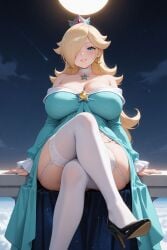 1girls ai_generated big_ass big_breasts big_butt blonde_hair blue_dress blue_eyes blue_fingernails blush choker cleavage colored_nails crossed_legs crown curvaceous curvaceous_female curvaceous_figure curves curvy curvy_body curvy_female curvy_figure curvy_hips curvy_thighs cyan_eyes dress dress_lift earring earrings eyelashes female female_focus female_only fingernails galaxy garter garter_belt garter_straps garters grin grinning_at_viewer hair_ornament hair_over_one_eye hi_res high_heels high_quality high_resolution highres hips hourglass_figure large_ass large_breasts light-skinned light-skinned_female light_skin lips lipstick long_bangs long_dress long_hair mario_(series) mature mature_female mature_woman mommy night nintendo pale-skinned_female pale_skin parted_lips pose posing princess princess_rosalina robe seductive seductive_look seductive_pose seductive_smile self_upload sexy_pose sky smile smiling smiling_at_viewer space star super_mario_bros. super_mario_galaxy thick_ass thick_hips thick_legs thick_thighs thigh_highs thighhighs thighs velutinx voluptuous voluptuous_body voluptuous_female wide_hips wide_thighs yellow_hair