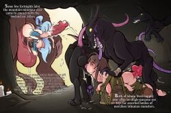 anal anal_sex anthro anus aqua_(konosuba) ass balls big_balls big_butt big_penis bodily_fluids bovid bovine canid canine cum cum_in_ass cum_in_mouth cum_inside deep_throat european_mythology female feral forced genital_fluids genitals greek_mythology group hi_res huge_balls huge_cock human interspecies knotting konosuba:_god's_blessing_on_this_wonderful_world! male male/female mammal megumin_(konosuba) minotaur mythology neck_bulge oral oral_knotting oral_penetration penetration penile penile_penetration penis penis_in_ass rape restrained restraints saggy_balls sex sparrow_(artist) vein veiny_balls warg zoophilia