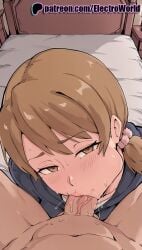 1boy 1girls 2025 ai_generated artist_name bleach blowjob blowjob_face blush brown_eyes brown_hair cock cum_in_mouth dick electroworld fellatio female hair_ornament hair_scrunchie hi_res high_quality high_resolution highres kurosaki_yuzu licking nude oral oral_sex patreon patreon_username penis scrunchie stable_diffusion straight sucking watermark yuzu_kurosaki
