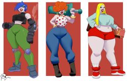 3girls aged_up ass big_ass big_breasts big_thighs blonde_hair blue_hair breasts bust busty cartoon_network chest curvaceous curvy curvy_figure digital_media_(artwork) ed_edd_n_eddy female female_focus hips hourglass_figure huge_ass huge_breasts huge_thighs kanker_sisters large_ass large_breasts large_thighs lee_kanker legs light-skinned_female light_skin marie_kanker mature mature_female multiple_girls n-ronin red_hair sisters slim_waist thick thick_hips thick_legs thick_thighs thighs voluptuous voluptuous_female waist wide_hips wide_thighs