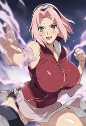 ai_generated big_breasts dogvahkiin naruto_(series) sakura_haruno