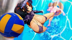 1girls 3d big_breasts bikini breasts busty curvaceous curvy curvy_body curvy_female curvy_figure female huge_breasts large_breasts mihoyo paintitblack ponytail volleyball voluptuous zenless_zone_zero zhu_yuan