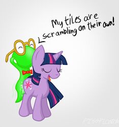 bookworm_(popcap) bookworm_(series) bookworm_adventures crossover friendship_is_magic lex_the_bookworm my_little_pony popcap_games ratsex-pissplosion straight_hair twilight_sparkle_(mlp)