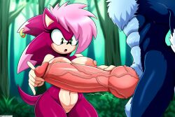 ai_generated ass blue_body breasts incest incest_(lore) magenta_fur male/female novelai pink_hair sex sonia_the_hedgehog sonic_(series) sonic_the_hedgehog sonic_the_hedgehog_(series) sonic_the_werehog sonic_underground straight veiny_penis werehog