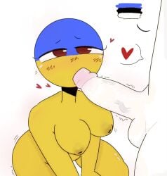 countryhumans countryhumans_girl cum estonia_(countryhumans) minet minette penis traced_art ukraine_(countryhumans)