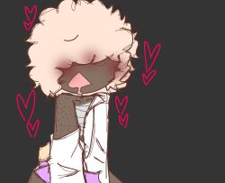 <3 :d binding bite_marks blonde_hair blonde_male blushing brown_skin clothed_male colored_sketch cropped_image curly_hair cute cute_bois dark-skinned_male dark_background dark_body drooling femboy jeremy_fitzgerald male_only michael_afton original_character pink_shorts riding sitting sitting_on_person sketch softcore unbuttoned_shirt white_shirt