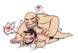 2d adorable anal_penetration anal_sex big_smile blanket_grab blush canon_couple chibi closed_eyes cute cute_expression cute_face cute_male eyes_closed facial_hair flying_sweatdrops gay glasses hand_on_ass happy happy_sex heavy heavy_(team_fortress_2) heavy_weapons_guy human human_male human_only love lovers loving_couple male male_focus male_only medic medic_(team_fortress_2) motion_lines nude owlymedics pleasure_face prone_bone speed_bump_position spoken_exclamation_mark spoken_heart tagme team_fortress_2 thrusting_into_ass wholesome wholesome_sex