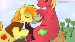 big_macintosh_(mlp) braeburn_(mlp) earth_pony equine friendship_is_magic fur horse jobo37 male male_only multiple_males my_little_pony pony yaoi