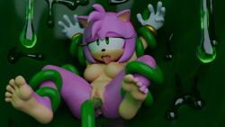 16:9 2024 3d 5_fingers 5_toes amy_rose anthro areola barefoot black_nose breasts digital_media eulipotyphlan eyelashes feet female fingers fuckgirl genitals green_eyes hedgehog hi_res humanoid_feet mammal nipples penetration plantigrade pussy restrained sega soles sonic_(series) sonic_the_hedgehog_(series) tentacle toes tongue tongue_out twintails3d vaginal_penetration widescreen