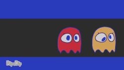 4girls animated blinky_(pac-man) blue_eyes blue_hair clyde_(pac-man) female flipaclip ghost ghost_girl glasses hearts_around_head inky_(pac-man) mp4 music orange_hair pac-man_(series) pac-man_ghost_dance_(minus8) pink_hair pinky_(pac-man) red_hair silly_face sound tagme v_sign video