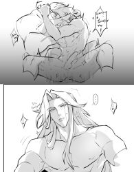 abs anal anal_sex anal_sex erection gay heartsteel_kayn heartsteel_series heartsteel_yone kayn league_of_legends long_hair male male/male male_focus male_only moaning muscular muscular_male pecs pectorals penetration rhoi text yaoi yone