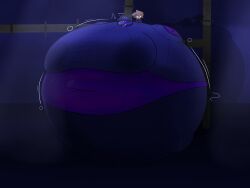 big_breasts blue_skin blueberry_inflation breasts female huge_breasts inflation manepic22254 spherical_inflation sunken_head sunken_limbs tagme thick_thighs wide_hips