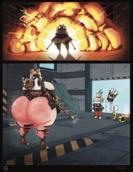 2girls ass ass_bigger_than_head ass_bigger_than_torso ass_body big_ass big_breasts blonde_hair bottom_heavy breasts breasts_bigger_than_head bubble_butt burnice_white busty cleavage clothing crop_top eous_(zenless_zone_zero) ethereal_(zenless_zone_zero) explosion fat_ass female female_focus fiffer flamethrower front_view gluteal_fold huge_ass huge_breasts hyper hyper_ass large_ass large_breasts looking_at_viewer massive_ass massive_breasts meme miniskirt no_bra panties piper_wheel png rear_view reddened_butt sign skirt sunglasses sunglasses_on_head thick_ass thick_thighs thunder_thighs wide_hips zenless_zone_zero