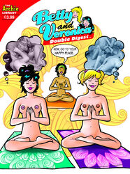 3girls archie_comics betty_and_veronica betty_cooper black_hair blonde_hair breasts cactus34 casual comic_cover dark-skinned_female dark_skin female human multiple_girls nancy_woods orgy pale_skin pussy veronica_lodge