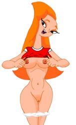 candace_flynn disney duckymomoisme female female_only human nipples phineas_and_ferb solo tagme