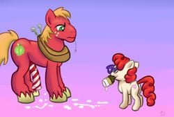 big_macintosh_(mlp) color earth_pony equine female friendship_is_magic horse male my_little_pony pony ragingsemi twist_(mlp)