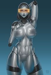 edi from bioware by monolithic-sloth