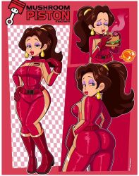 <1_second_video 1girls animated animated_image ass beef big_ass blue_eyes bodysuit breasts brown_hair burger cheese cheeseburger chewing clothed clothed_female clothes clothing dash_food eating fat_ass female female_only food footwear funnyhoohooman hamburger handwear lettuce lipstick looking_at_viewer looping_animation mario_(series) mario_kart mario_kart_world meat mp4 nintendo no_sound official_alternate_costume pauline pauline_(aero) pauline_(mario) pink_bodysuit png ponytail purple_eyeshadow red_lipstick shaking_ass shaking_butt shorter_than_10_seconds skin_tight smile smiling smiling_at_viewer sneakyfew spandex tagme thighs tomato twerking_at_viewer vertical_video video
