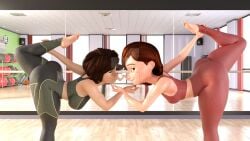2girls 3d ailf ass aunt aunt_cass big_ass big_breasts big_hero_6 big_thighs breasts bubble_ass bubble_butt bust busty cass_hamada chest crossover curvaceous curvy curvy_figure disney elastigirl exercise exercise_clothing female firm_ass helen_parr hero heroine hips hourglass_figure huge_ass huge_breasts huge_thighs large_ass large_breasts large_thighs legs light-skinned_female light_skin marvel marvel_comics mature mature_female milf mother pixar pixar_mom round_ass slim_waist stretching the_incredibles thick thick_ass thick_hips thick_legs thick_thighs thighs voluptuous voluptuous_female vtemp waist wide_ass wide_hips wide_thighs yoga yoga_pants