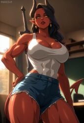 malevola gibb from dispatch (game) by snazzdaz