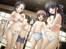 akira_amatsume kazuha_migiwa kozue_kuranaga nao_yorihime pointy_chin sora_kasugano yosuga_no_sora