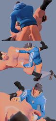 3d age_difference anal anal_sex bara big_penis blush boots_only bottomless chest_hair clothed_male_nude_male gay gay_sex grabbing_pecs hairy_balls heavy_(team_fortress_2) hung_bottom large_pecs leg_hair missionary_position natnutyz pecs scout_(team_fortress_2) sfm size_difference small_dom_big_sub smaller_penetrating_bigger source_filmmaker spread_legs team_fortress_2 twink_top twink_topping_daddy twink_topping_jock valve_(company) yaoi younger_penetrating_older