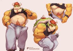 bowser from mario (series) by kawaakumma