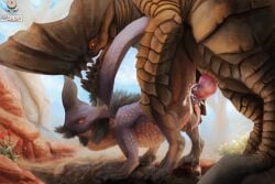 3:2 akaylass anal anal_sex animal_genitalia anthro ass_up barroth bent_over bite bodily_fluids brute_wyvern capcom cloud cum cum_drip cum_from_ass cum_in_ass cum_inside curved_penis dripping duo erection feral feral_on_feral feral_penetrated feral_penetrating feral_penetrating_feral from_behind_position fur genital_fluids genital_slit genitals great_baggi hi_res hip_grab inflation knot knotted_penis large_insertion leaking_cum lordosis low-angle_view male male/male male_penetrated male_penetrating male_penetrating_male mating_grip monster_hunter mounting mud open_mouth penetration penis plant precum precum_drip quadruped rock scales scalie sex size_difference sky smaller_penetrated tail tail_bite tail_in_mouth teeth tree