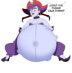 boederman fetal_movement hyper_pregnancy pregnant pregnant_belly pregnant_female request risky_boots shantae