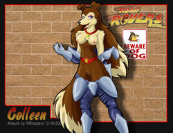 anthro blitz canine colleen dog female female_only fur furry mammal road_rovers solo tagme yiffmasters