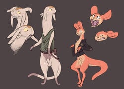 2boys absurd_res animal_genitalia balls betelgeusian bottomless clothed clothing crossover daxter duo genitals hi_res jak_and_daxter male male_only mammal meow_(space_dandy) mindkog mustelid naughty_dog no_humans ottsel partially_clothed sheath sony_corporation sony_interactive_entertainment space_dandy video_games