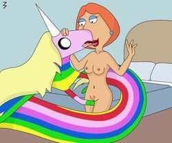 3pac adventure_time crossover family_guy lady_rainicorn lois_griffin