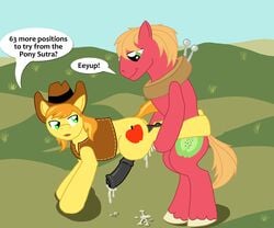 big_macintosh_(mlp) braeburn_(mlp) cobra_mcjingleballs earth_pony equine friendship_is_magic fur horse male male_only multiple_males my_little_pony pony yaoi