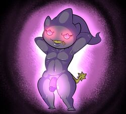 banette color front_view male male_only nudity pokemon pose posing quagsire_(artist) solo