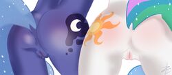 friendship_is_magic lizombie my_little_pony princess_celestia_(mlp) princess_luna_(mlp) smooth_skin