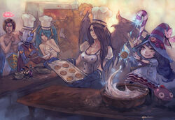 alternate_costume baking bittersweet_lulu blitzcrank culinary_masters_series female league_of_legends lulu_the_fae_sorceress male morgana opiu riot_games shortstack sinful_succulence_morgana smooth_skin sona_buvelle soraka sugar_rush_series tagme taric yordle